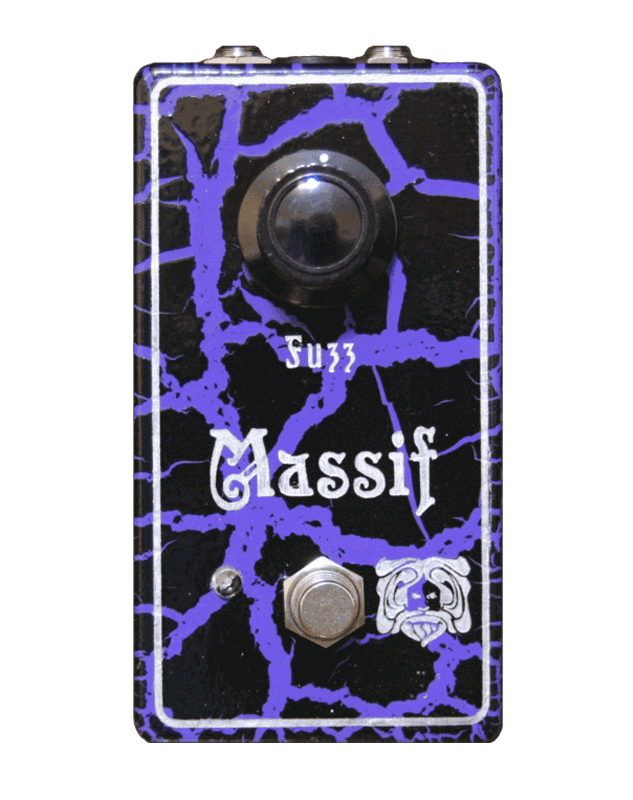 Purple and Black Crackle Massif